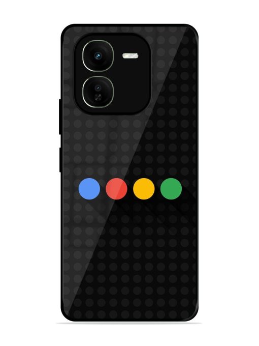 Google Dots Glossy Soft Edge Case for Iqoo Z9X (5G)