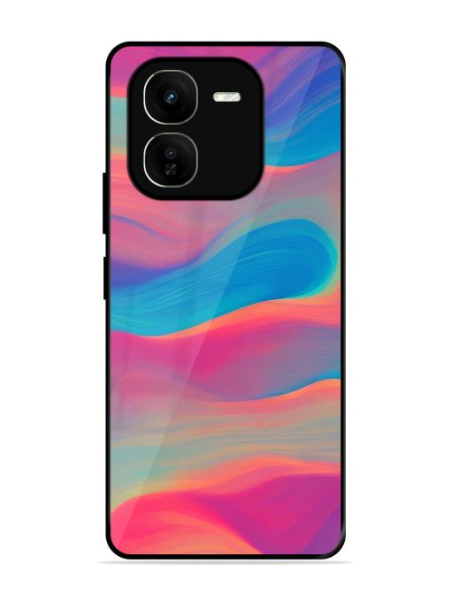 Wavy Wonder Glossy Soft Edge Case for Iqoo Z9X (5G) Chachhi