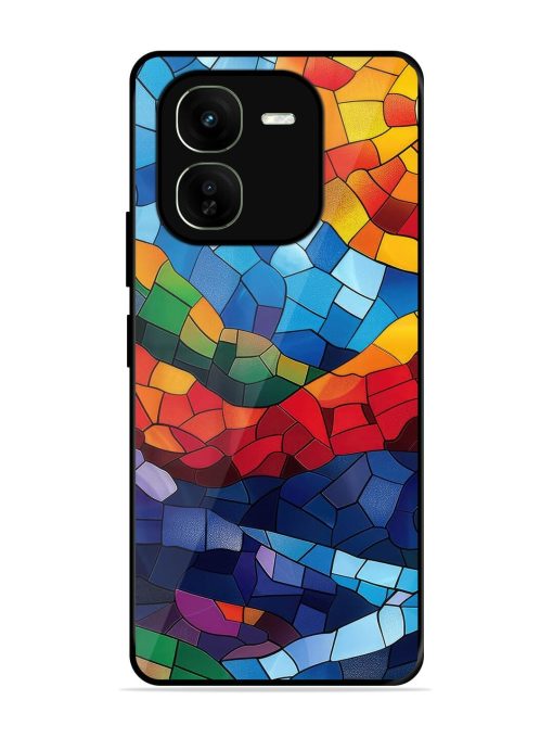 Mosaic Sunset Glossy Soft Edge Case for Iqoo Z9X (5G) Chachhi