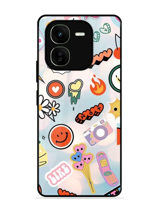 Cheerful Glossy Soft Edge Case for Iqoo Z9X (5G) Chachhi