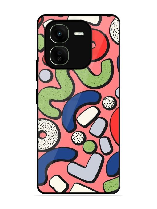 Groovy Geometric Shapes Glossy Soft Edge Case for Iqoo Z9X (5G) Chachhi