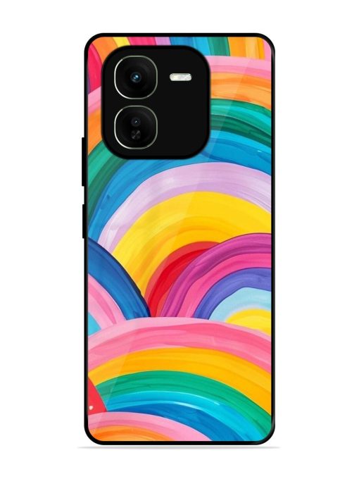 Rainbow Cascade Glossy Soft Edge Case for Iqoo Z9X (5G) Chachhi