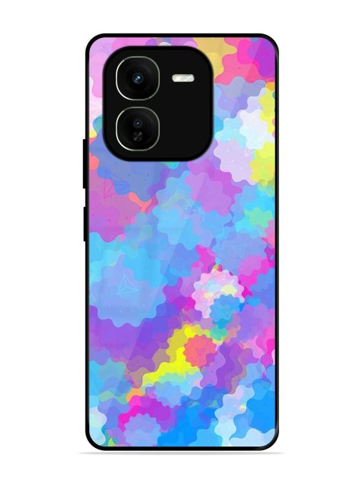 Psychedelic Cloud Burst Glossy Soft Edge Case for Iqoo Z9X (5G) Chachhi