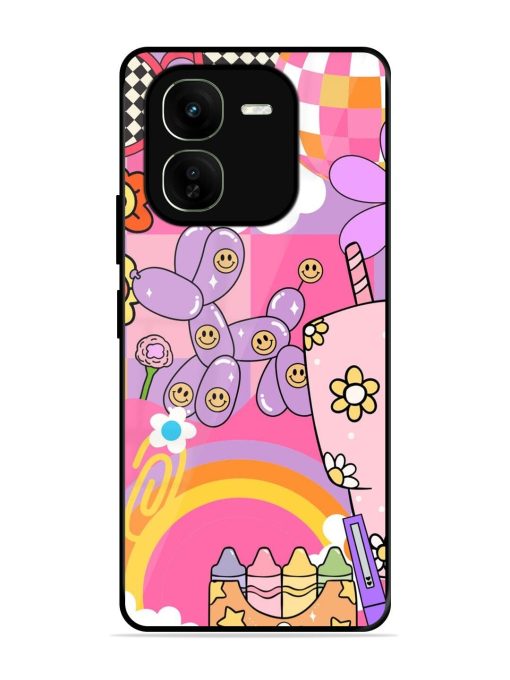 Whimsical Y2K Chaos Glossy Soft Edge Case for Iqoo Z9X (5G) Chachhi