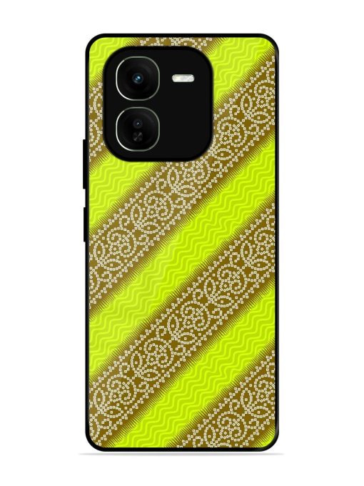 Golden Bandana Bliss Glossy Soft Edge Case for Iqoo Z9X (5G)