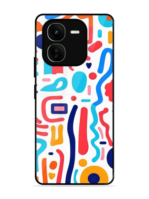 Whimsical Doodle Chaos Glossy Soft Edge Case for Iqoo Z9X (5G) Chachhi