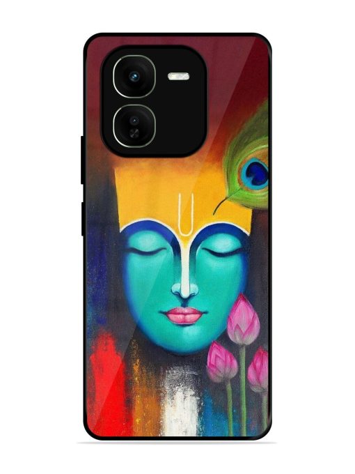 Divine Tranquility: The Face Of Krishna Glossy Soft Edge Case for Iqoo Z9X (5G) Chachhi