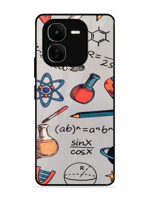 Science Doodle Delight Glossy Soft Edge Case for Iqoo Z9X (5G) Chachhi