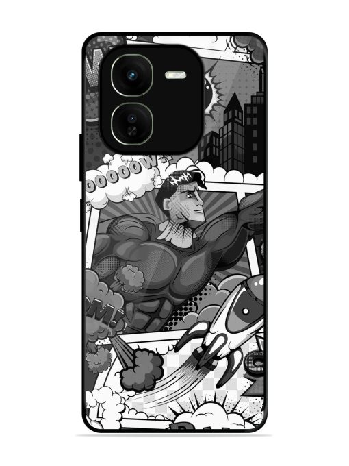 Comic Book Chaos Glossy Soft Edge Case for Iqoo Z9X (5G) Chachhi