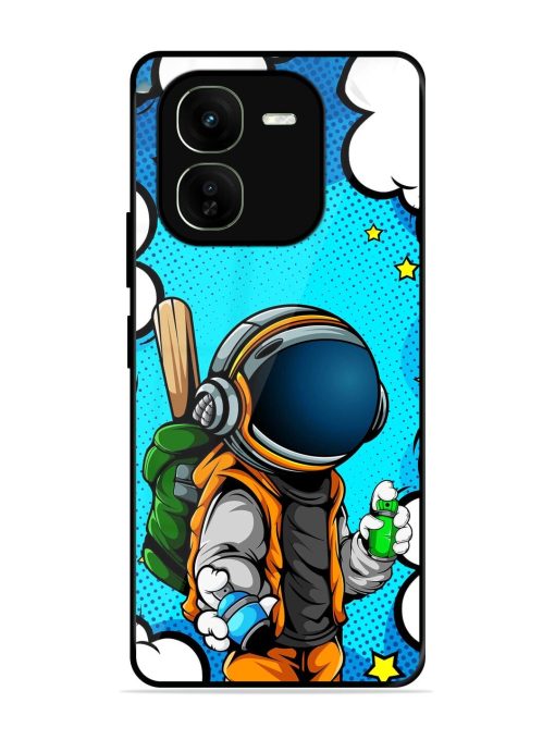 Space Graffiti Artist Glossy Soft Edge Case for Iqoo Z9X (5G) Chachhi