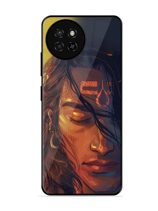 Tranquil Shiva Glossy Soft Edge Case for Itel S23 Chachhi