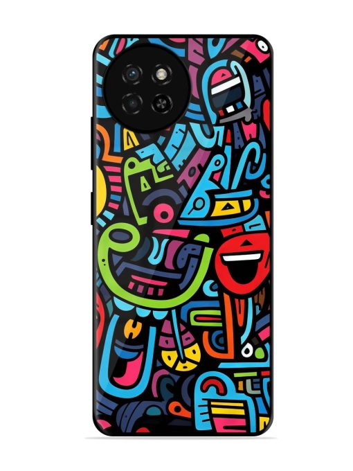 Doodlephoria Glossy Soft Edge Case for Itel S23 Chachhi