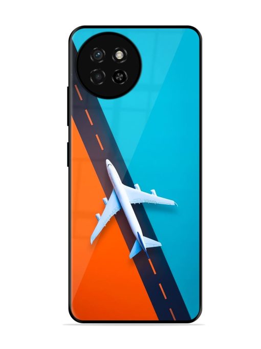 Skyward Bound Glossy Soft Edge Case for Itel S23 Chachhi