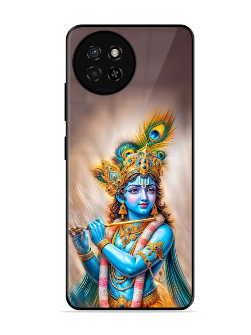 Divine Krishna Glossy Soft Edge Case for Itel S23 Chachhi