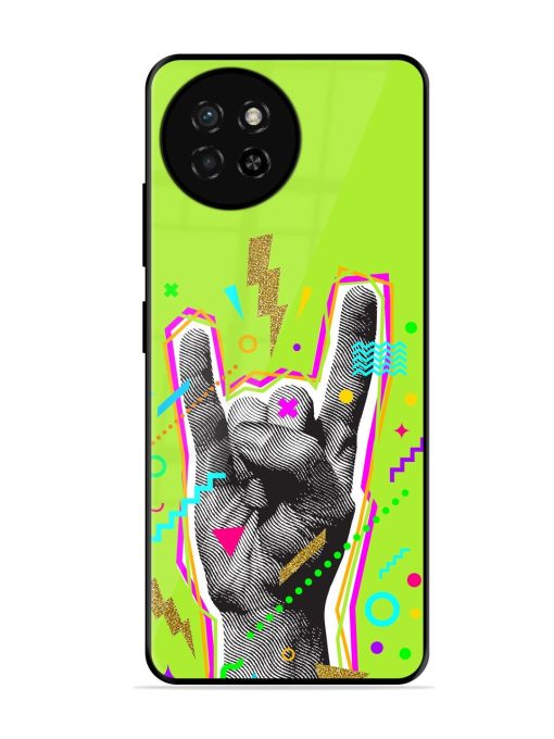 Neon Rock Glossy Soft Edge Case for Itel S23 Chachhi