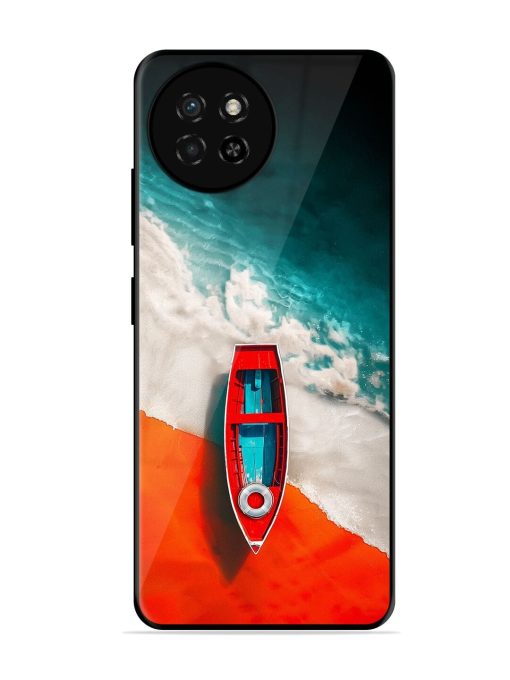 Crimson Tide Glossy Soft Edge Case for Itel S23 Chachhi