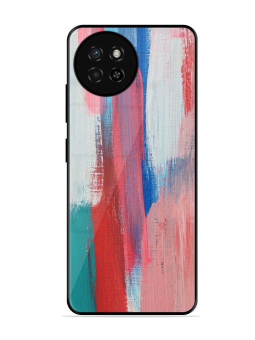 Colorful Chaos Glossy Soft Edge Case for Itel S23 Chachhi