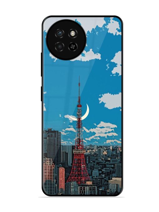 Tokyo Twilight Glossy Soft Edge Case for Itel S23 Chachhi