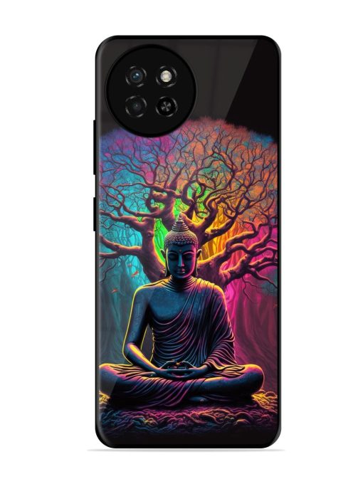 Enlightened Serenity Glossy Soft Edge Case for Itel S23 Chachhi