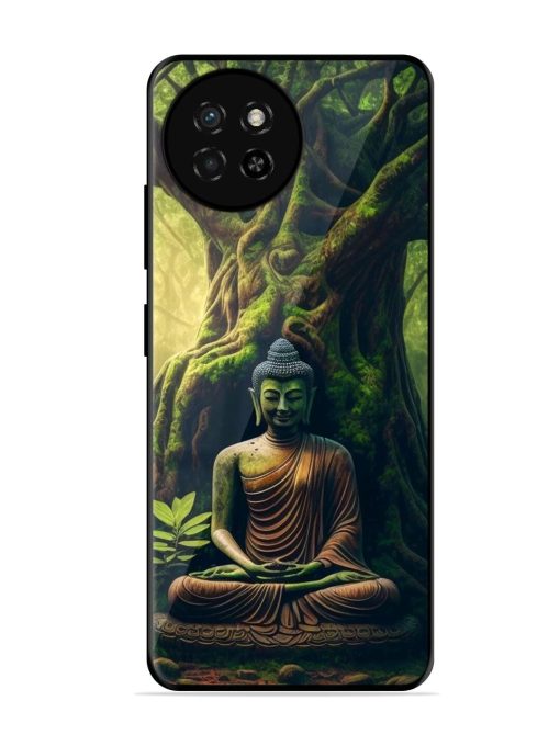 Green Buddha Art Glossy Soft Edge Case for Itel S23