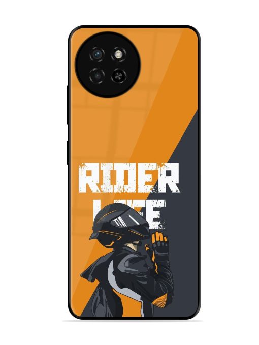 Ride Never Ends Glossy Soft Edge Case for Itel S23 Chachhi