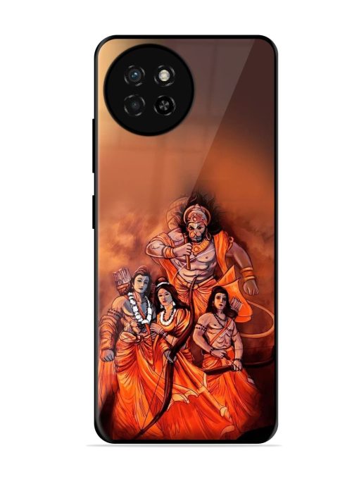 Sita Ram Glossy Soft Edge Case for Itel S23 Chachhi