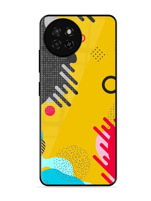 Neon Pop Glossy Soft Edge Case for Itel S23 Chachhi