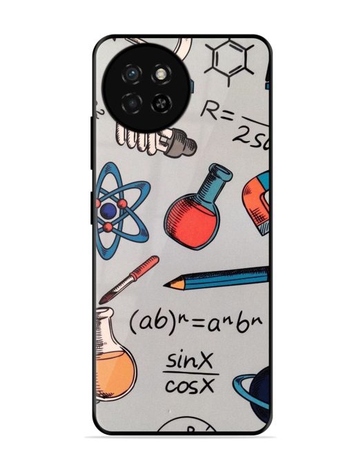 Science Doodle Glossy Soft Edge Case for Itel S23