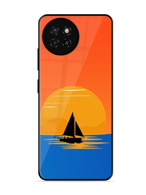 Sunset Sail Glossy Soft Edge Case for Itel S23