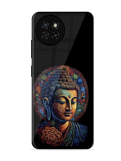 Stained Glass Serenity Glossy Soft Edge Case for Itel S23 Chachhi