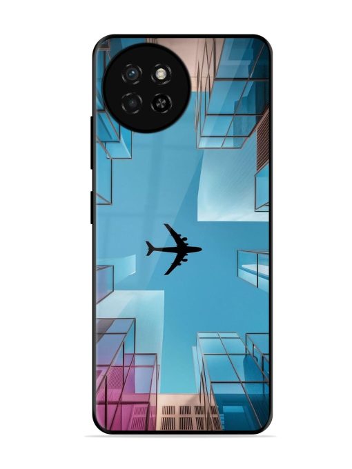 Urban Flightpath Glossy Soft Edge Case for Itel S23 Chachhi