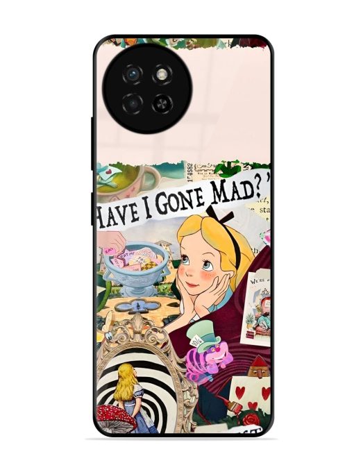 Mad Hatter'S Collage Glossy Soft Edge Case for Itel S23 Chachhi