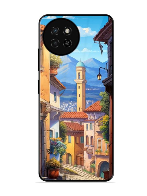 Tuscan Twilight Glossy Soft Edge Case for Itel S23 Chachhi