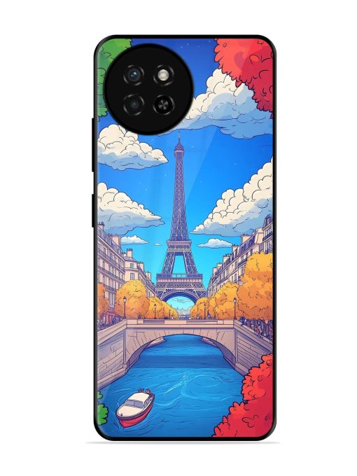 Parisian Panorama Glossy Soft Edge Case for Itel S23 Chachhi