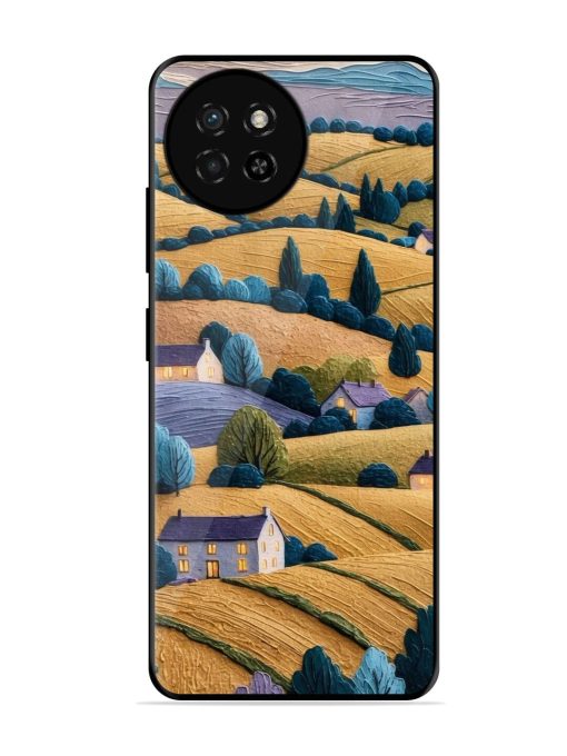 Rolling Hilltop Haven Glossy Soft Edge Case for Itel S23 Chachhi