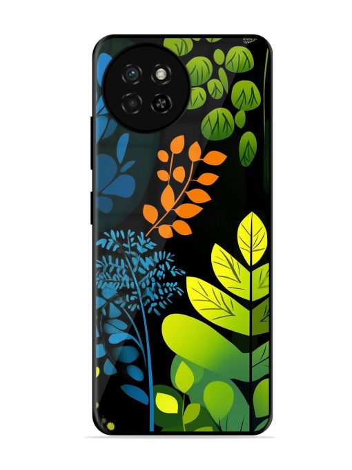 Midnight Garden Glossy Soft Edge Case for Itel S23 Chachhi