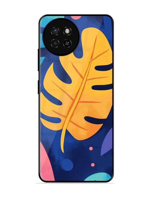 Tropical Tapestry Glossy Soft Edge Case for Itel S23 Chachhi