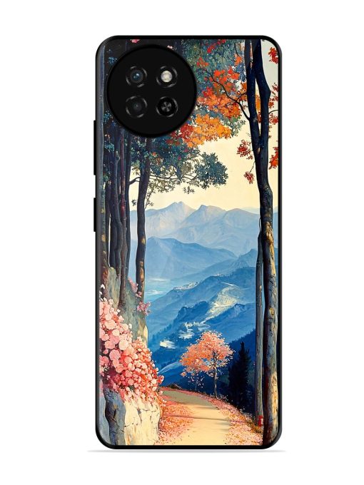 Mountainside Serenity Glossy Soft Edge Case for Itel S23 Chachhi