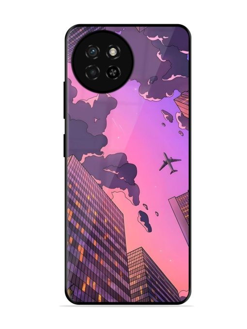 Urban Twilight Glossy Soft Edge Case for Itel S23 Chachhi