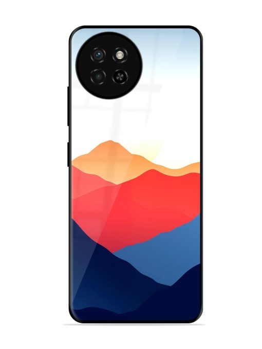 Sunset Peaks Glossy Soft Edge Case for Itel S23 Chachhi