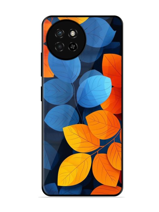 Autumn'S Contrast Glossy Soft Edge Case for Itel S23 Chachhi