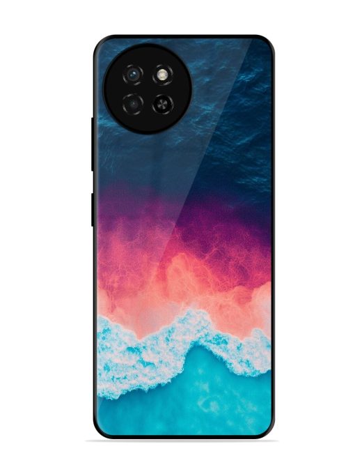 Where The Ocean Meets The Sky Glossy Soft Edge Case for Itel S23 Chachhi