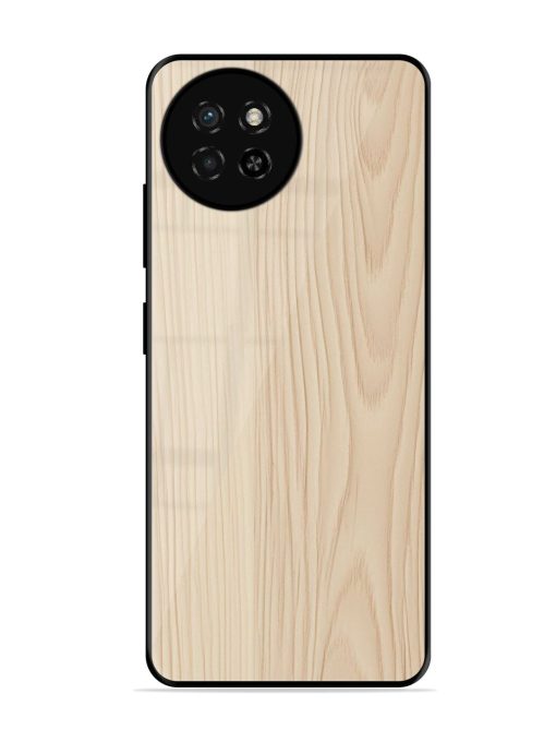 Textured Timber Glossy Soft Edge Case for Itel S23 Chachhi