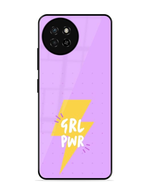 Girl Power Spark Glossy Soft Edge Case for Itel S23 Chachhi