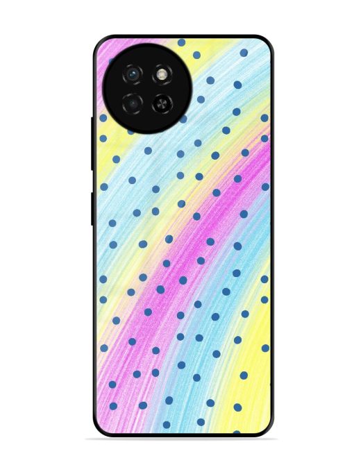 Polka Dot Paradise Glossy Soft Edge Case for Itel S23 Chachhi