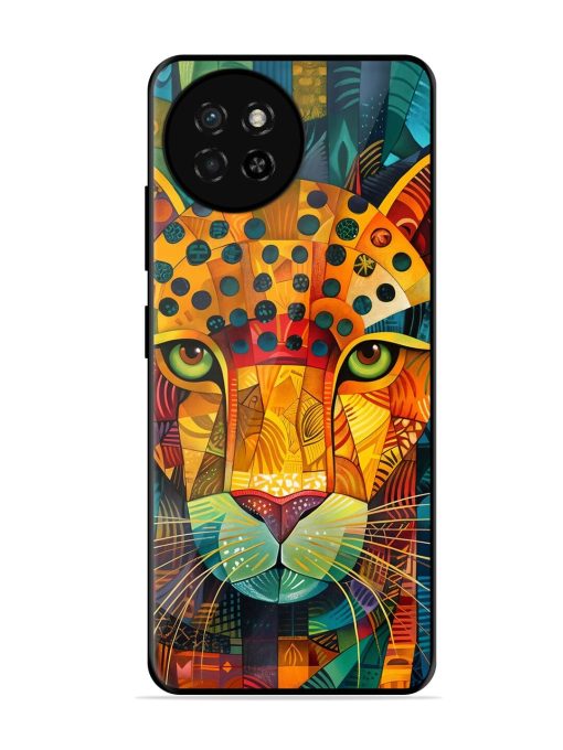 Mosaic Majesty Glossy Soft Edge Case for Itel S23 Chachhi