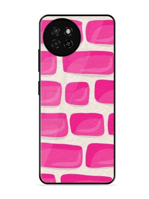 Pink Brick Wall Glossy Soft Edge Case for Itel S23