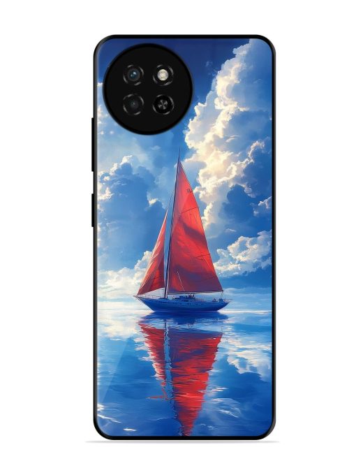 Crimson Sails Glossy Soft Edge Case for Itel S23