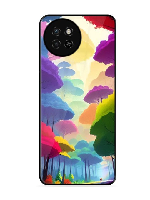 Rainbow Road Glossy Soft Edge Case for Itel S23 Chachhi