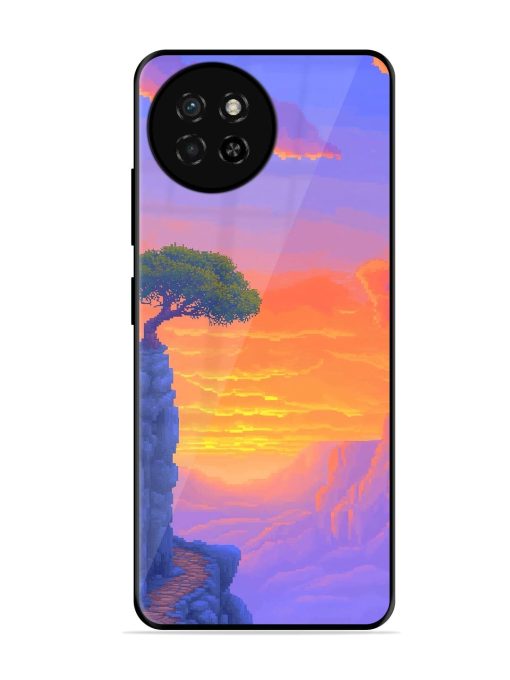 Cliffside Solitude Glossy Soft Edge Case for Itel S23 Chachhi